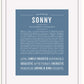 Frame Options | Steele Blue | White Frame, Matted