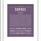 Frame Options | Deep Purple | White Frame, Matted