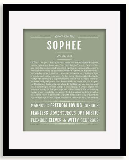 Frame Options | Sage | Black Frame, Matted