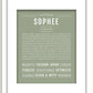 Frame Options | Sage | White Frame, Matted