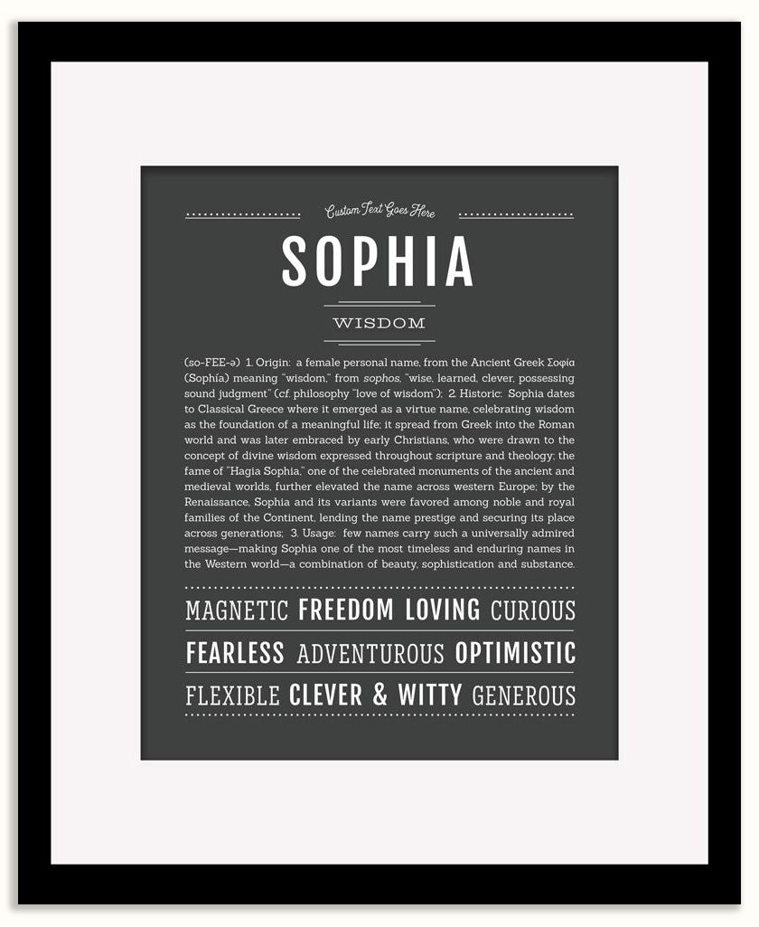 Sophia | Name Art Print