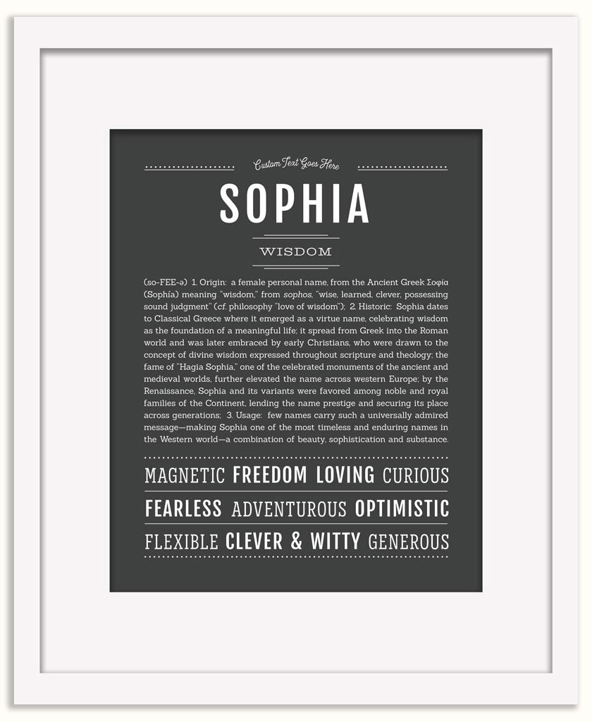 Sophia | Name Art Print