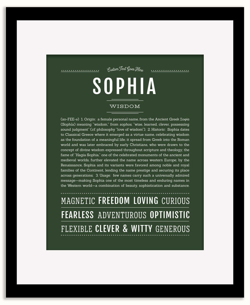 Sophia | Name Art Print