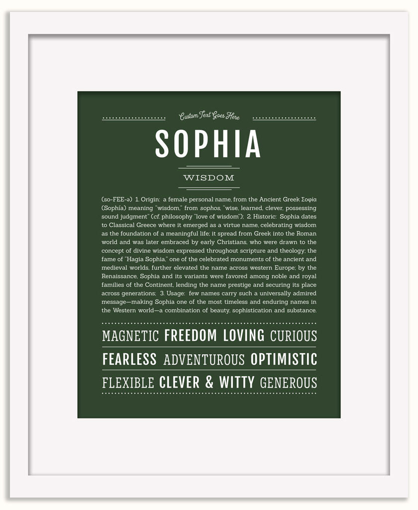 Sophia | Name Art Print