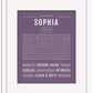Sophia | Name Art Print