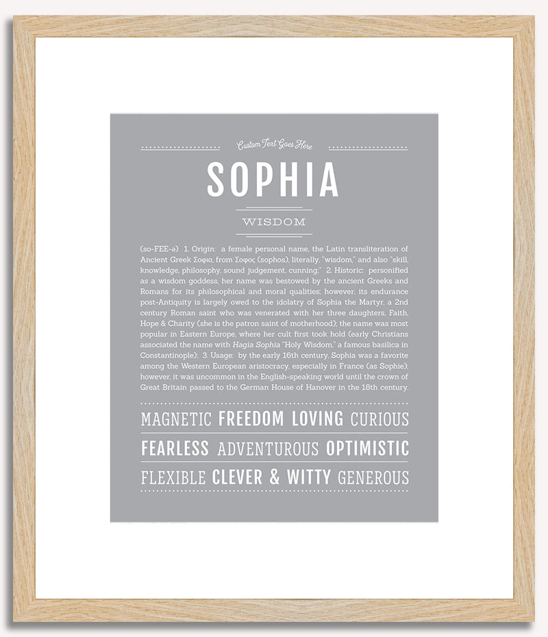 Sophia | Name Art Print