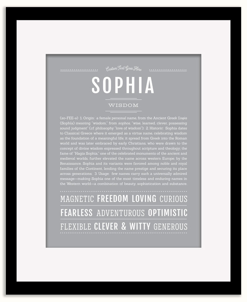 Sophia | Name Art Print