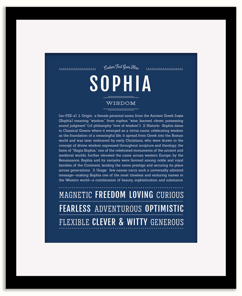 Sophia | Name Art Print