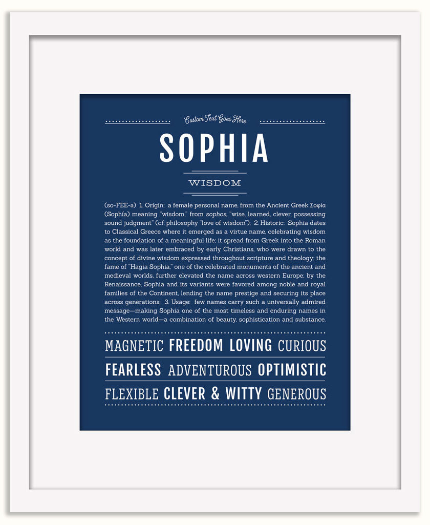 Sophia | Name Art Print