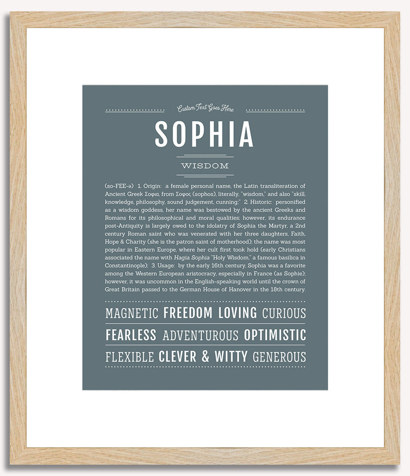 Sophia | Name Art Print