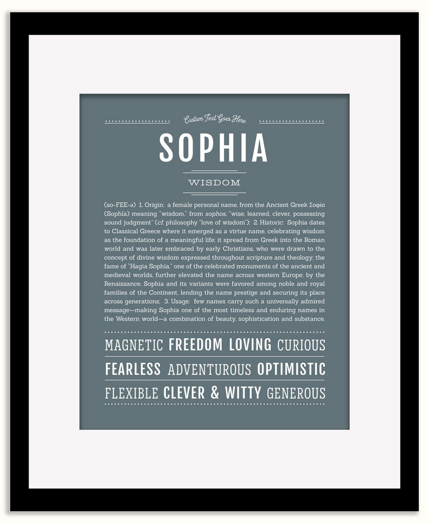 Sophia | Name Art Print