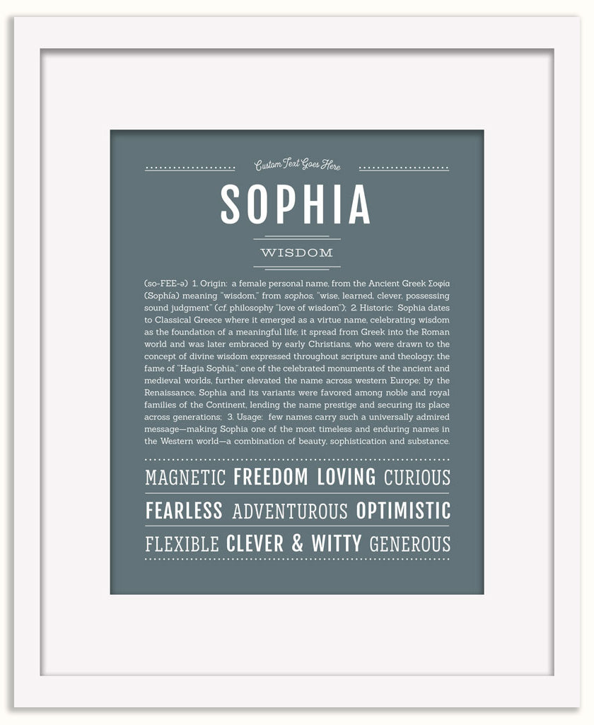 Sophia | Name Art Print