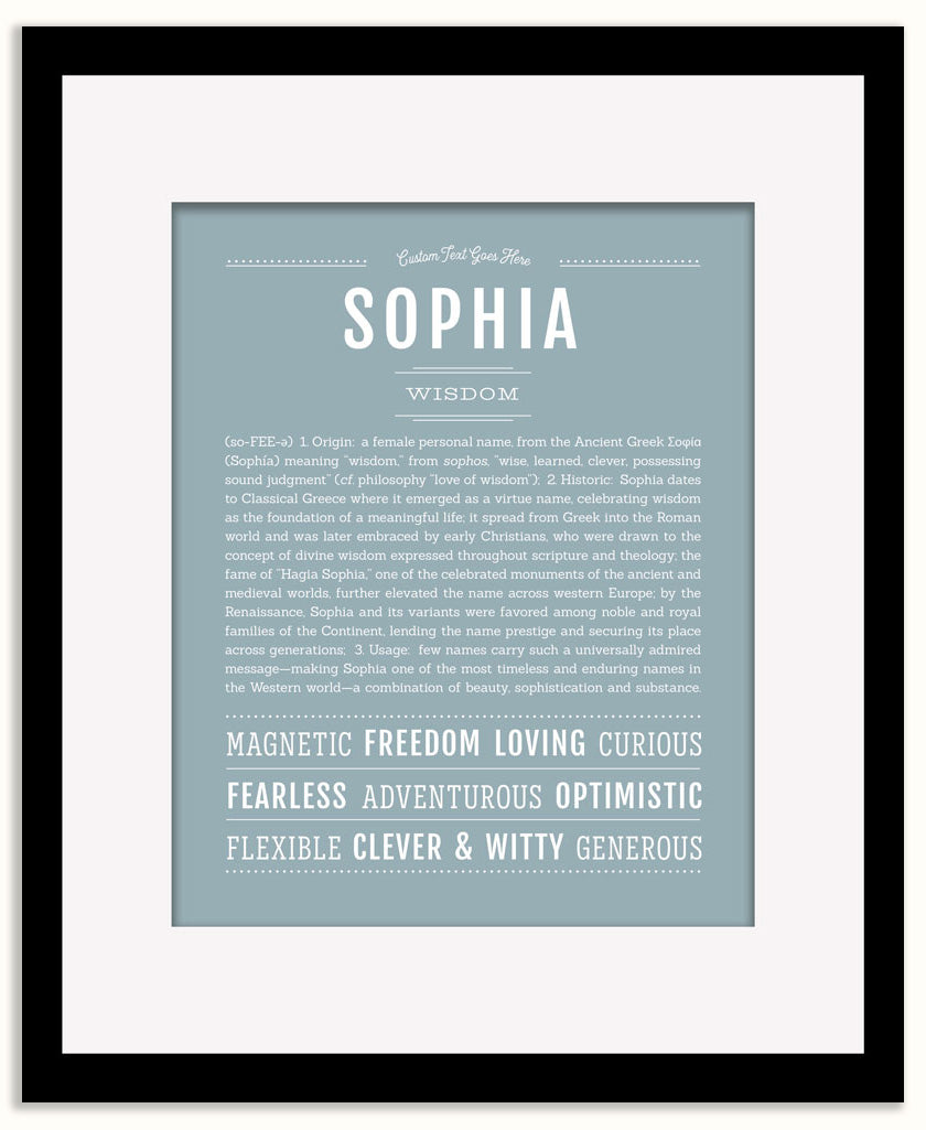 Sophia | Name Art Print