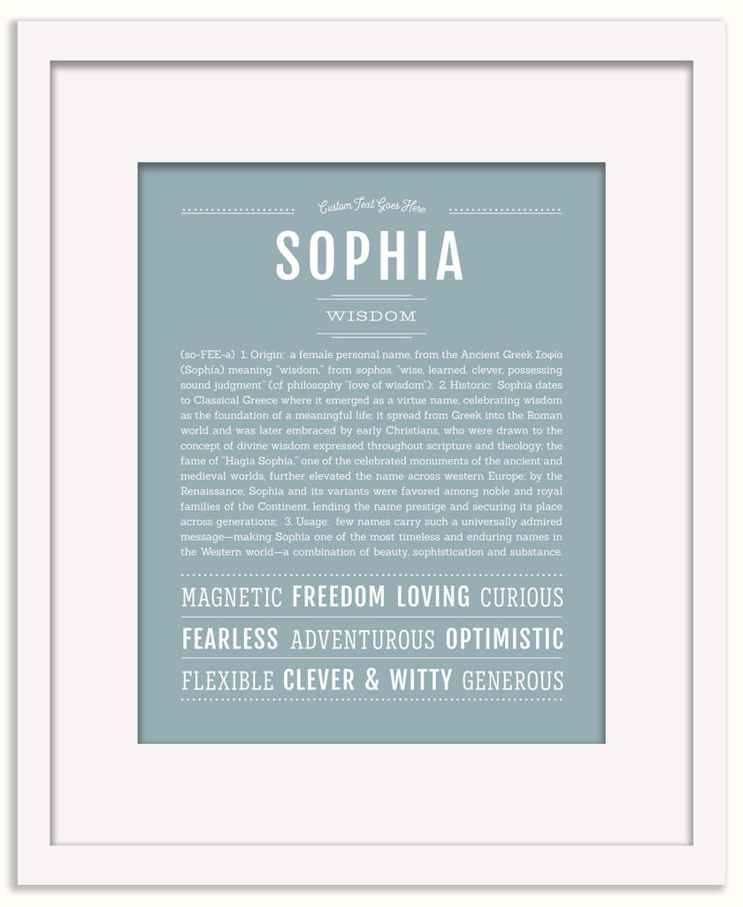 Sophia | Name Art Print