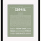 Sophia | Name Art Print