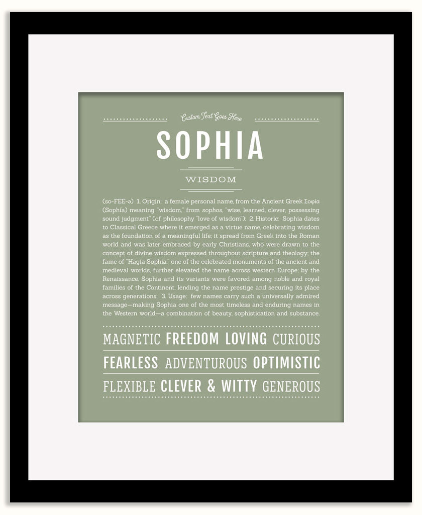 Sophia | Name Art Print