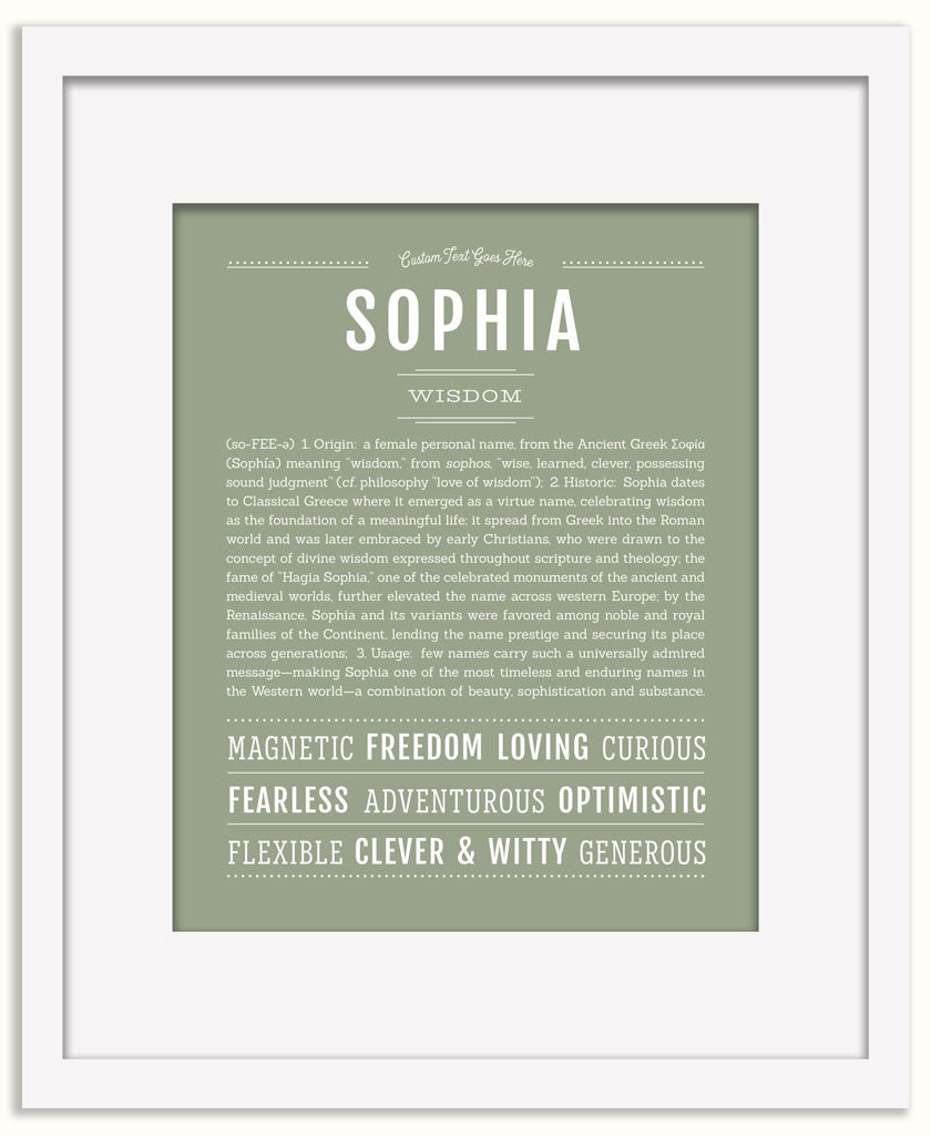 Sophia | Name Art Print