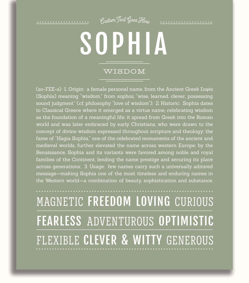 Frame Options | Sage | White Frame, Matted