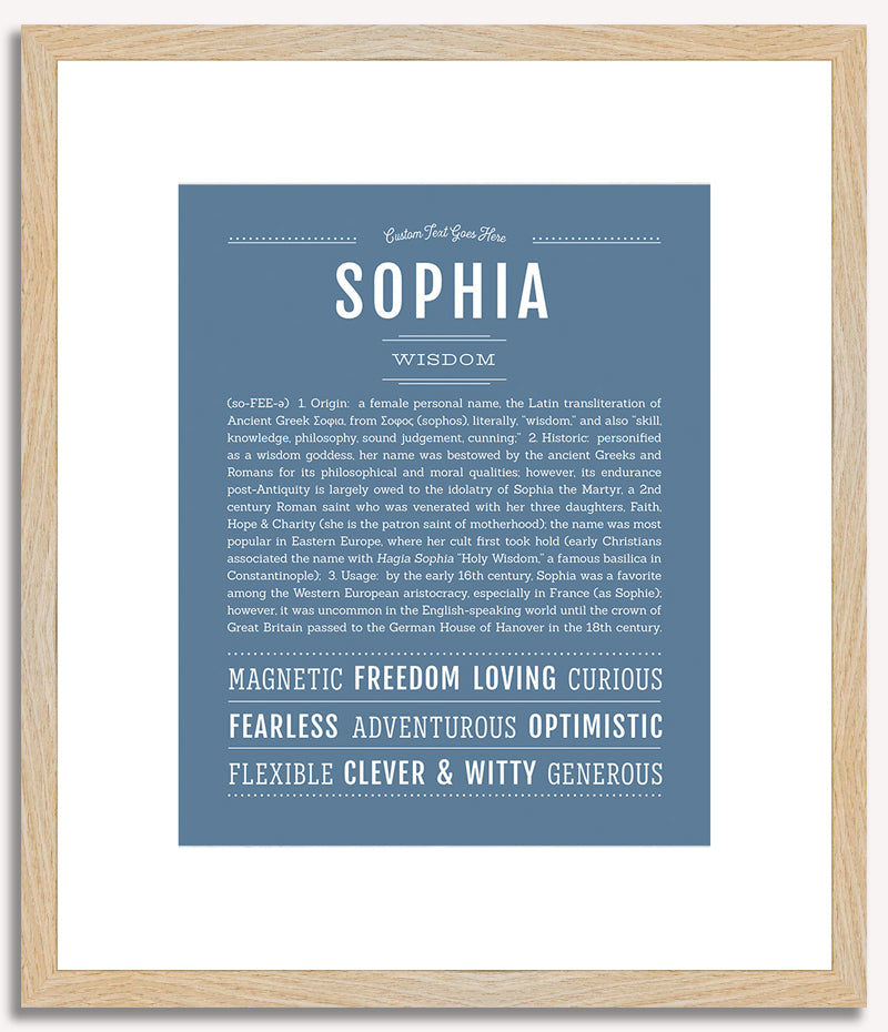 Sophia | Name Art Print