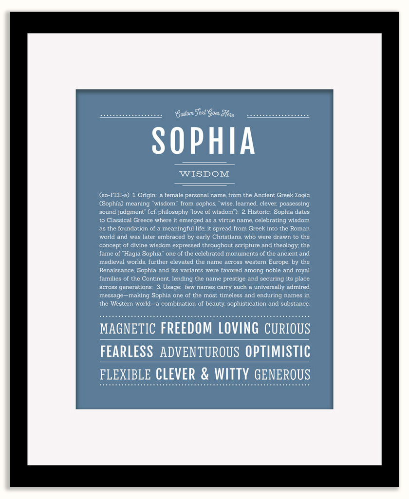Sophia | Name Art Print