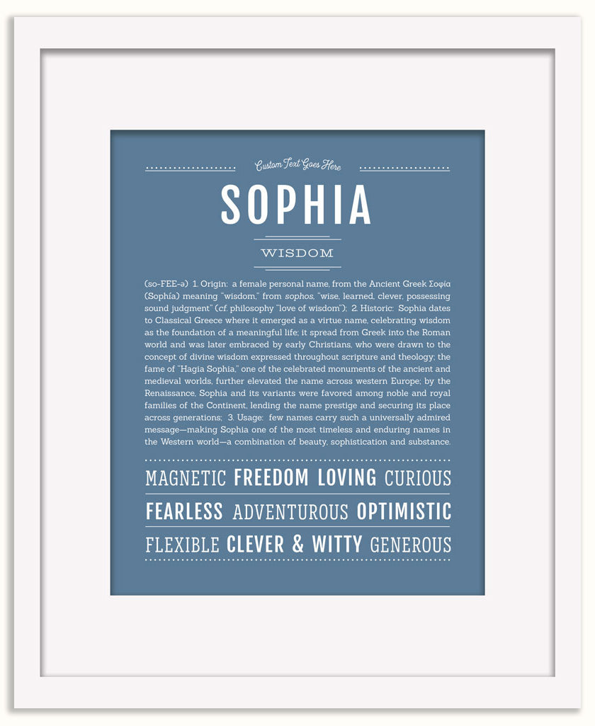 Sophia | Name Art Print