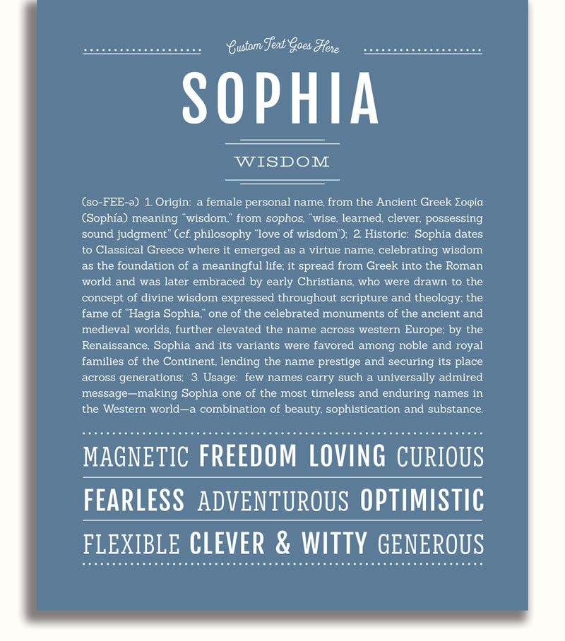 Frame Options | Steele Blue | White Frame, Matted