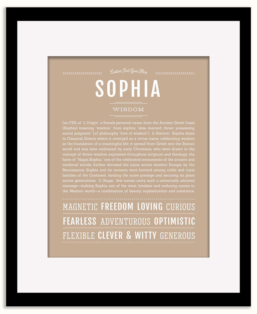 Sophia | Name Art Print