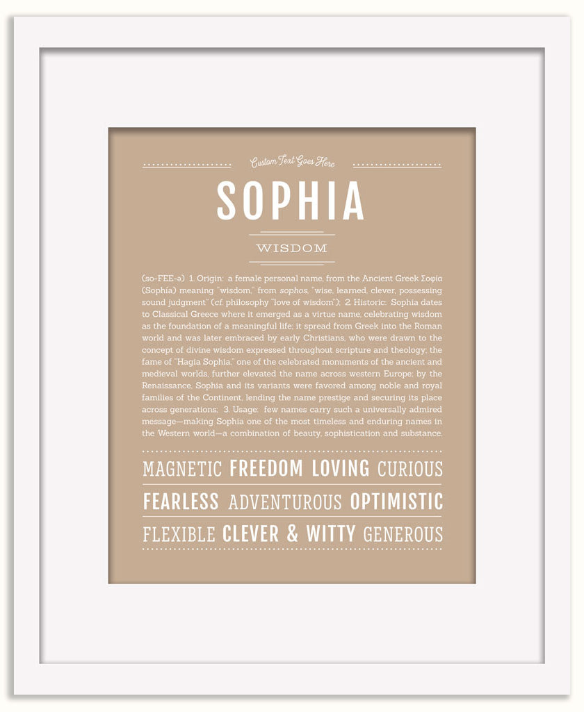 Sophia | Name Art Print