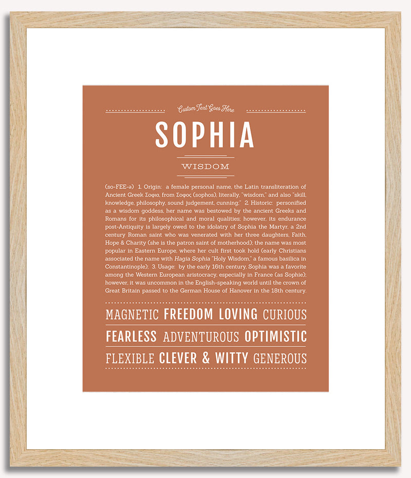 Sophia | Name Art Print