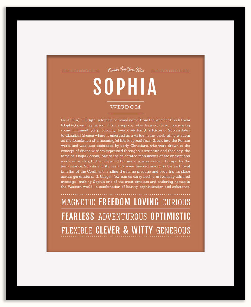Sophia | Name Art Print
