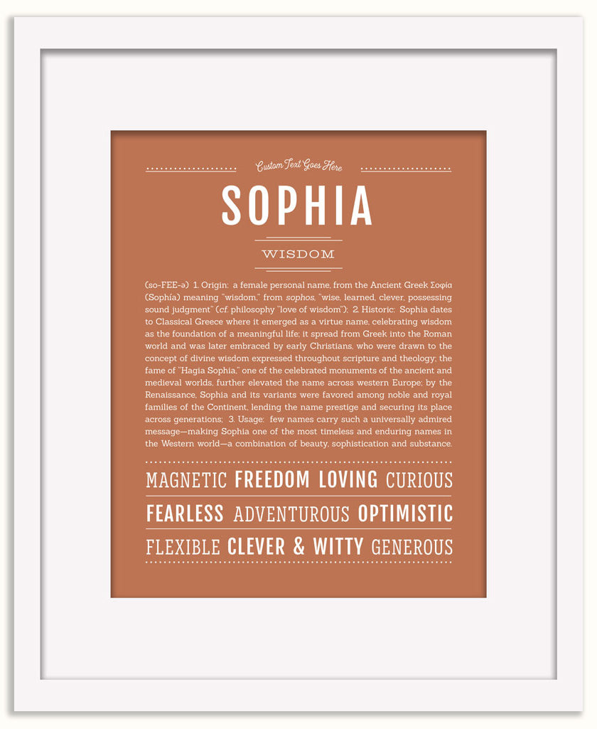 Sophia | Name Art Print
