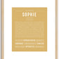 Sophie | Name Art Print