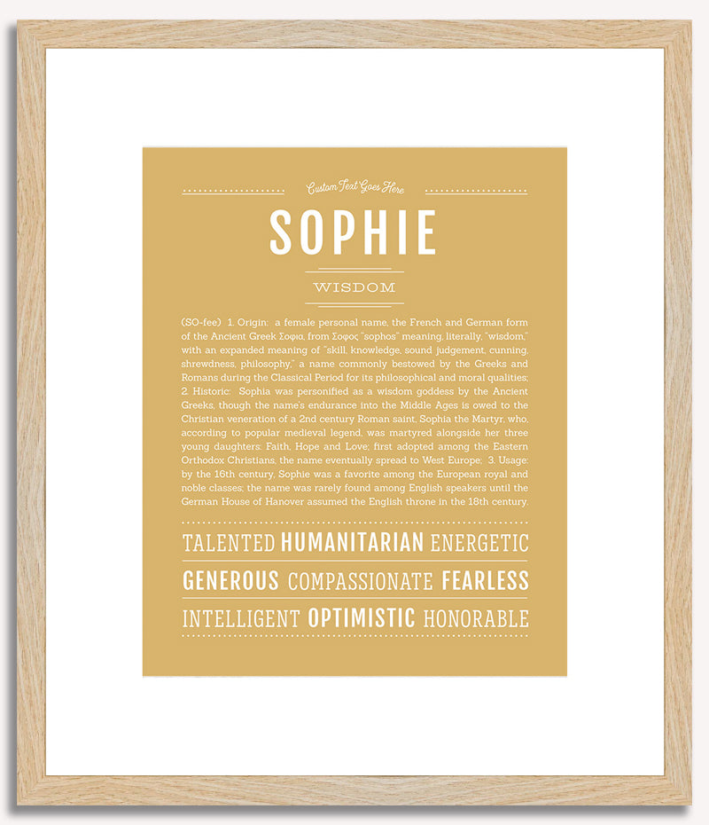 Sophie | Name Art Print