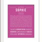 Frame Options | Dark Pink | White Frame, Matted