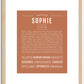 Sophie | Name Art Print