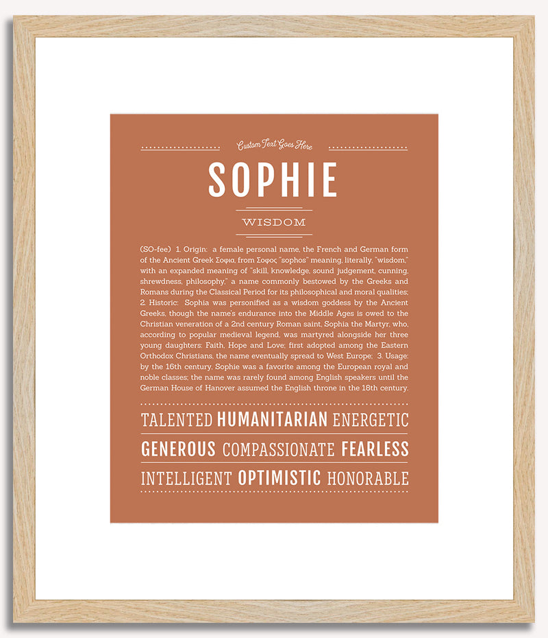 Sophie | Name Art Print