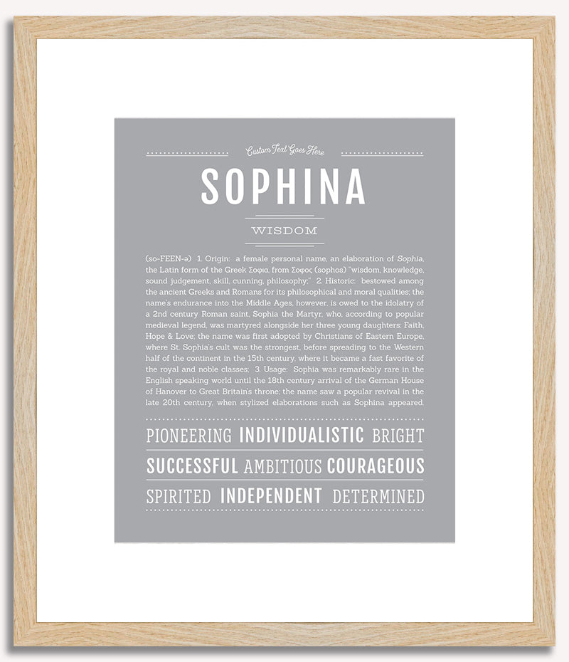 Sophina | Name Art Print