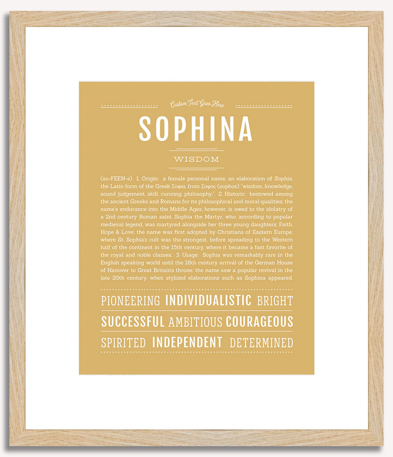 Sophina | Name Art Print