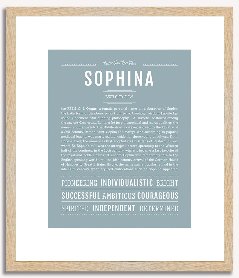 Sophina | Name Art Print