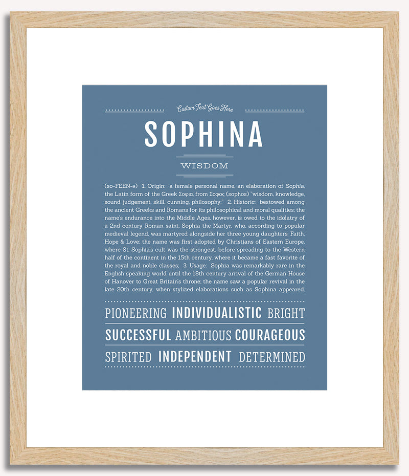 Sophina | Name Art Print