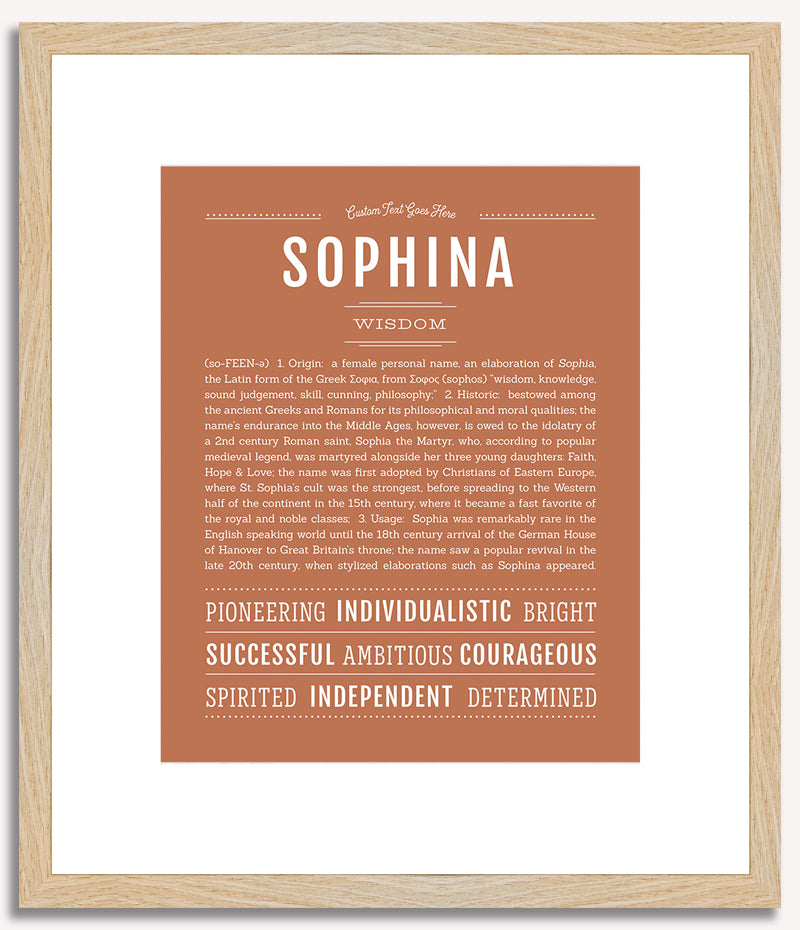 Sophina | Name Art Print