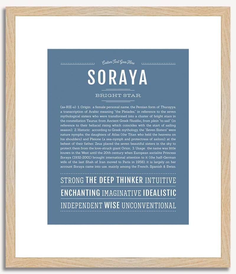 Soraya | Name Art Print