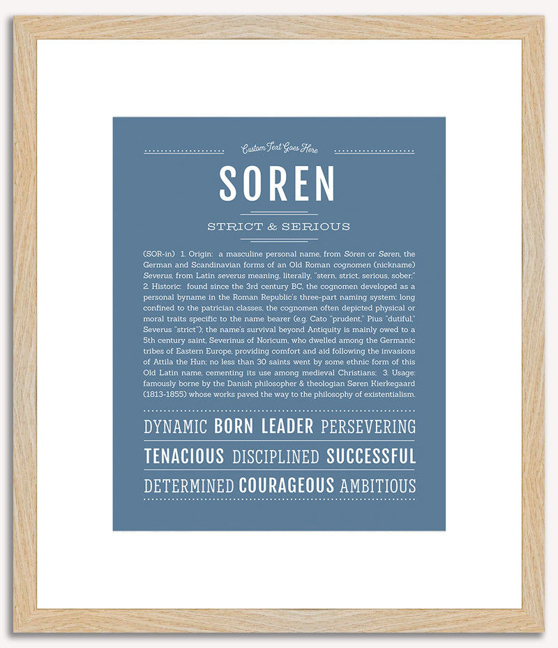 Soren | Name Art Print