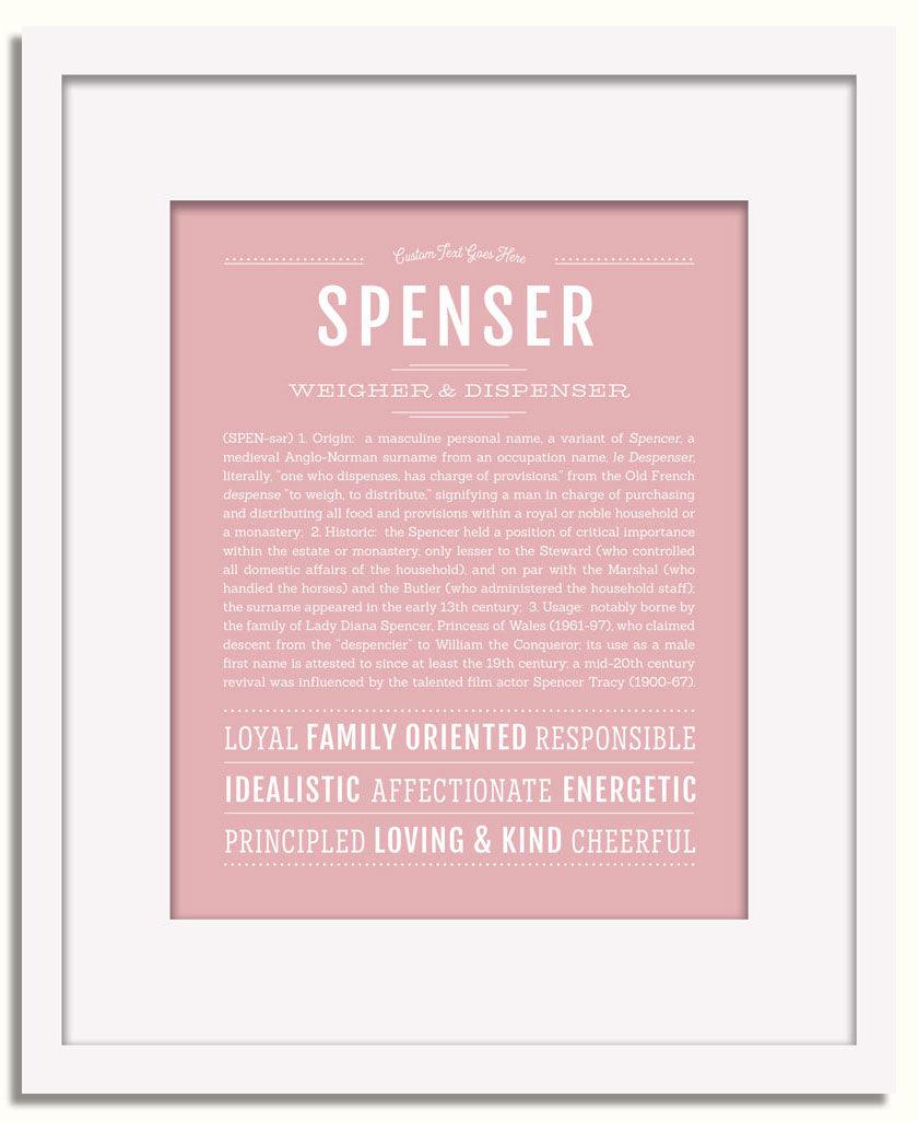 Frame Options | Dusty Rose | White Frame, Matted