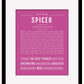Frame Options | Dark Pink | Black Frame, Matted
