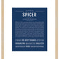 Frame Options | Midnight Blue | Maple Frame, Matted
