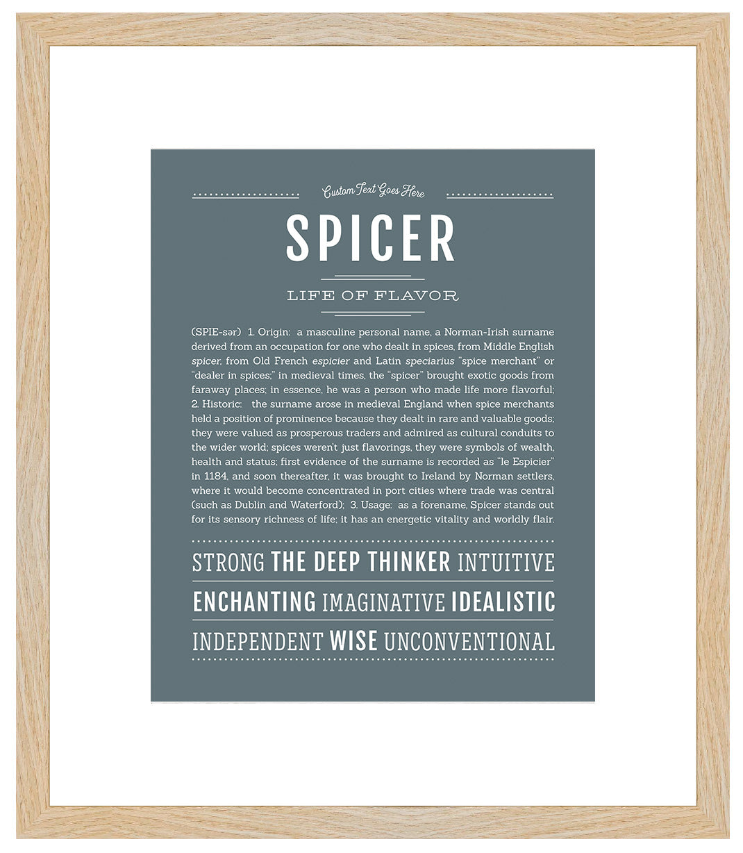 Frame Options | Night Rendezvous | Maple Frame, Matted