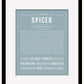 Frame Options | Powder Blue | Black Frame, Matted