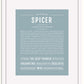 Frame Options | Powder Blue | White Frame, Matted