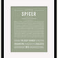 Frame Options | Sage | Black Frame, Matted